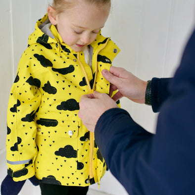 Yellow cloud Raincoat