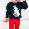 Snowman Navy sweater