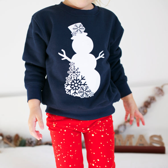 Snowman Navy sweater