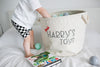 Personalised Canvas Rope Toy Basket