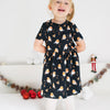 Robin print Short sleeve Dress