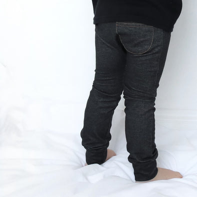 Charcoal Child & Baby cotton Jeggings