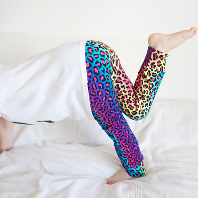 Funky Bright Colourful Neon Camo Camouflage Print Leggings Alternative  Fashion | eBay