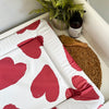 SALE Red love heart Changing Mat ( All sizes)