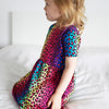 Neon Leopard Dress 1-9 Years