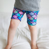 Mermaid print shorts