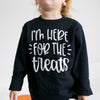 Glow in the Dark 'I’m here for the treats' Top