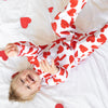 Love Heart cotton sleepsuit