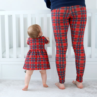 Adult Tartan print Leggings