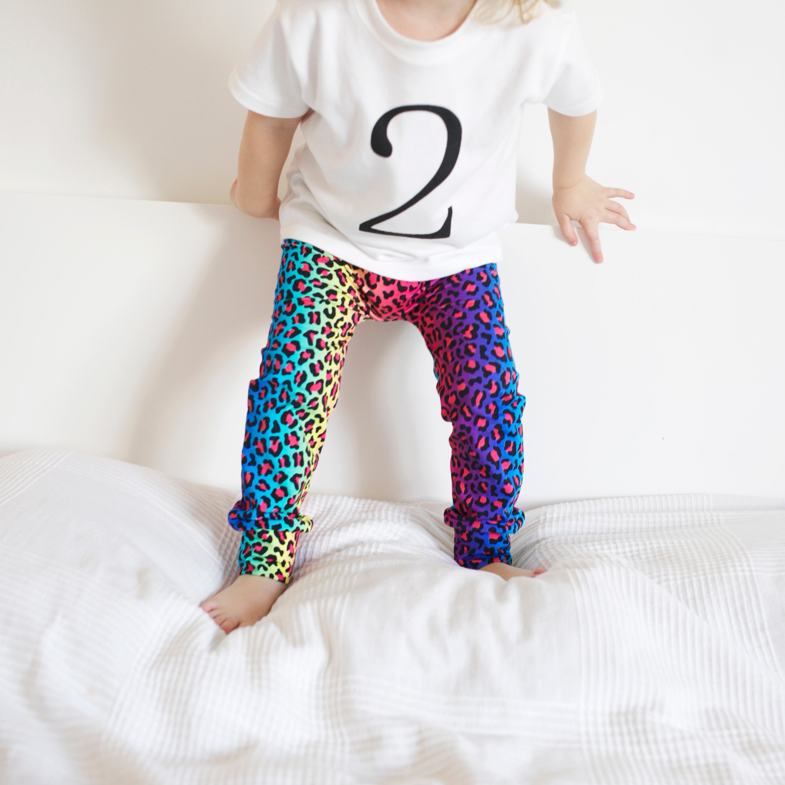 Extra warm rainbow flame Print Baby Leggings 0-6 Years – Fred & Noah