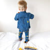 Personalised Construction Organic Childs Denim Jacket