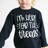 Glow in the Dark 'I’m here for the treats' Top