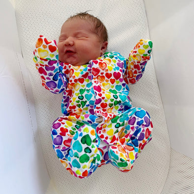 Newborn Baby Clothes Rainbow Baby Sleepsuit Personalised Piece Set