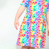 Rainbow heart print Dress