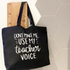 Teacher Premium cotton Tote bag