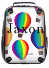 SALE Personalised Hot air balloon print Suitcase