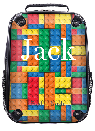 SALE Personalised Brick print Suitcase